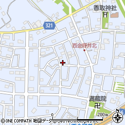 埼玉県春日部市西金野井621周辺の地図