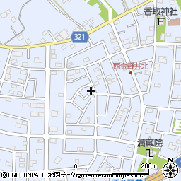 埼玉県春日部市西金野井622周辺の地図