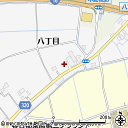 埼玉県春日部市八丁目1110周辺の地図