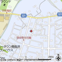 埼玉県春日部市西金野井447周辺の地図