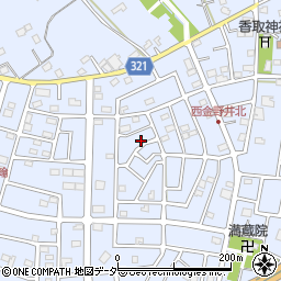埼玉県春日部市西金野井575周辺の地図