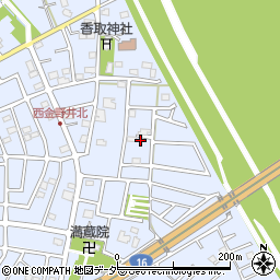 埼玉県春日部市西金野井1061周辺の地図