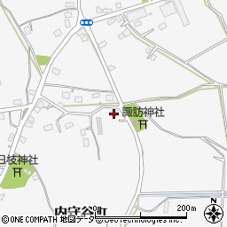 茨城県常総市内守谷町2612周辺の地図