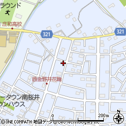 埼玉県春日部市西金野井480周辺の地図