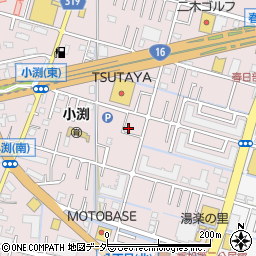埼玉県春日部市小渕148周辺の地図