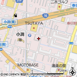 埼玉県春日部市小渕148-7周辺の地図
