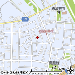 埼玉県春日部市西金野井632周辺の地図