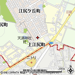 福井県福井市江尻ケ丘町34周辺の地図