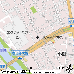 埼玉県春日部市小渕1316周辺の地図