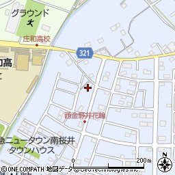 埼玉県春日部市西金野井444周辺の地図