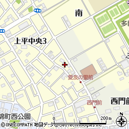 埼玉県上尾市上平中央3丁目15周辺の地図