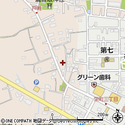 埼玉県春日部市内牧2250周辺の地図