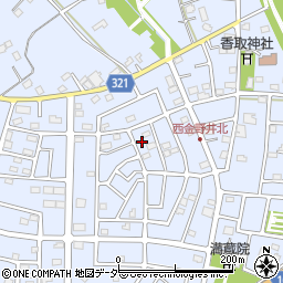 埼玉県春日部市西金野井623周辺の地図