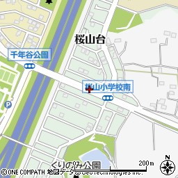 桜山台周辺の地図