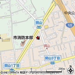 昭和シェル蓮田バイパスＳＳ周辺の地図