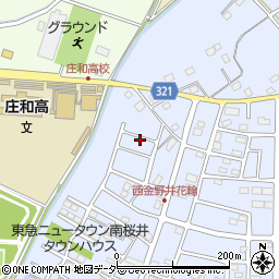 埼玉県春日部市西金野井434周辺の地図
