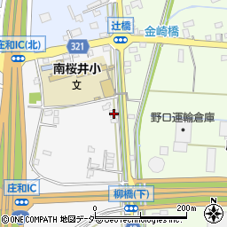 埼玉県春日部市下柳209周辺の地図
