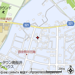 埼玉県春日部市西金野井756周辺の地図