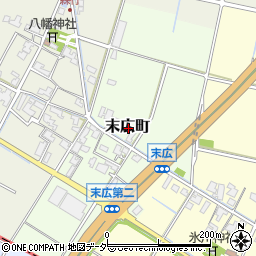 福井県福井市末広町周辺の地図