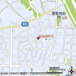 埼玉県春日部市西金野井631周辺の地図