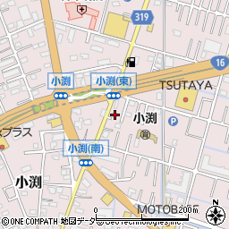 埼玉県春日部市小渕401周辺の地図