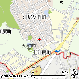 福井県福井市江尻ケ丘町37周辺の地図