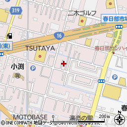 埼玉県春日部市小渕160周辺の地図