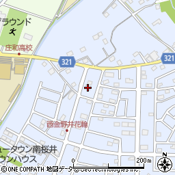 埼玉県春日部市西金野井757周辺の地図