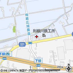 埼玉県春日部市上柳481周辺の地図