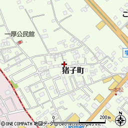 茨城県牛久市猪子町992-487周辺の地図