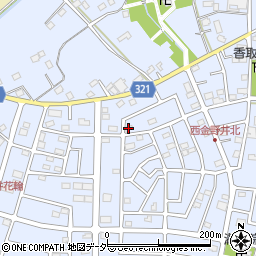 埼玉県春日部市西金野井734周辺の地図