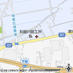 埼玉県春日部市上柳460周辺の地図
