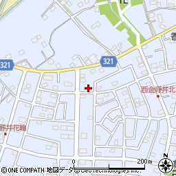 埼玉県春日部市西金野井737周辺の地図
