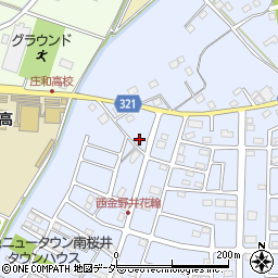 埼玉県春日部市西金野井761周辺の地図