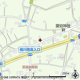 川田谷郵便局周辺の地図