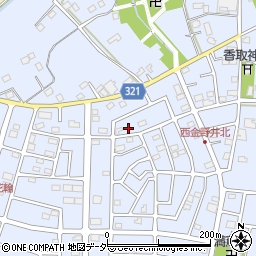 埼玉県春日部市西金野井733周辺の地図