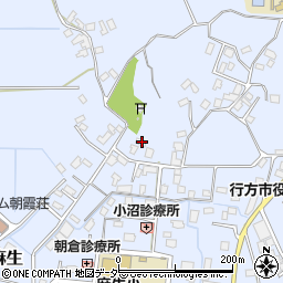 茨城県行方市麻生1873-1周辺の地図