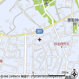 埼玉県春日部市西金野井729周辺の地図