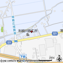 埼玉県春日部市上柳462周辺の地図
