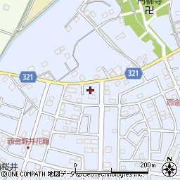 埼玉県春日部市西金野井740周辺の地図