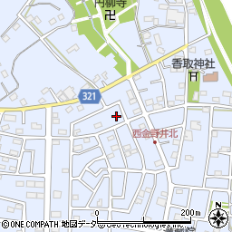 埼玉県春日部市西金野井727周辺の地図