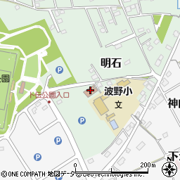 波野公民館周辺の地図