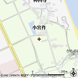 茨城県鹿嶋市小宮作124周辺の地図