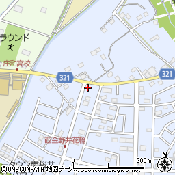 埼玉県春日部市西金野井754周辺の地図