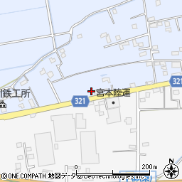 埼玉県春日部市上柳421周辺の地図