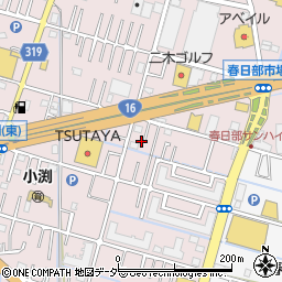 埼玉県春日部市小渕179周辺の地図
