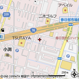 埼玉県春日部市小渕178周辺の地図