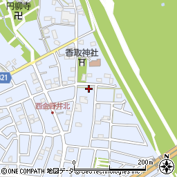 埼玉県春日部市西金野井1058周辺の地図