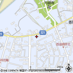 埼玉県春日部市西金野井716周辺の地図