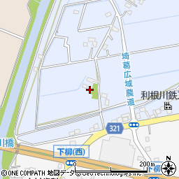 埼玉県春日部市上柳519周辺の地図